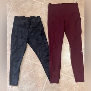 Lululemon Fast and Free Leggings Size 8